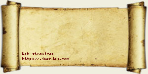 Nadja Bzenić vizit kartica